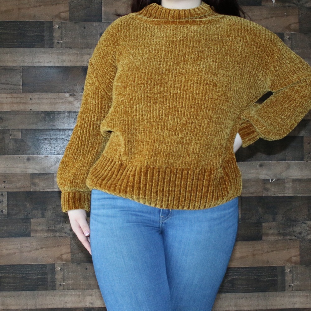 Cozy Mustard Sweater